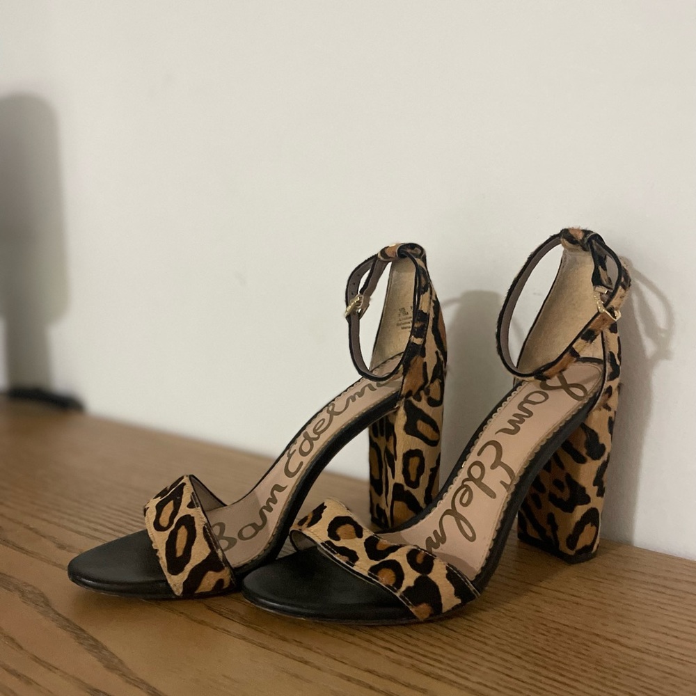 Sam Edelman Leopard Heels